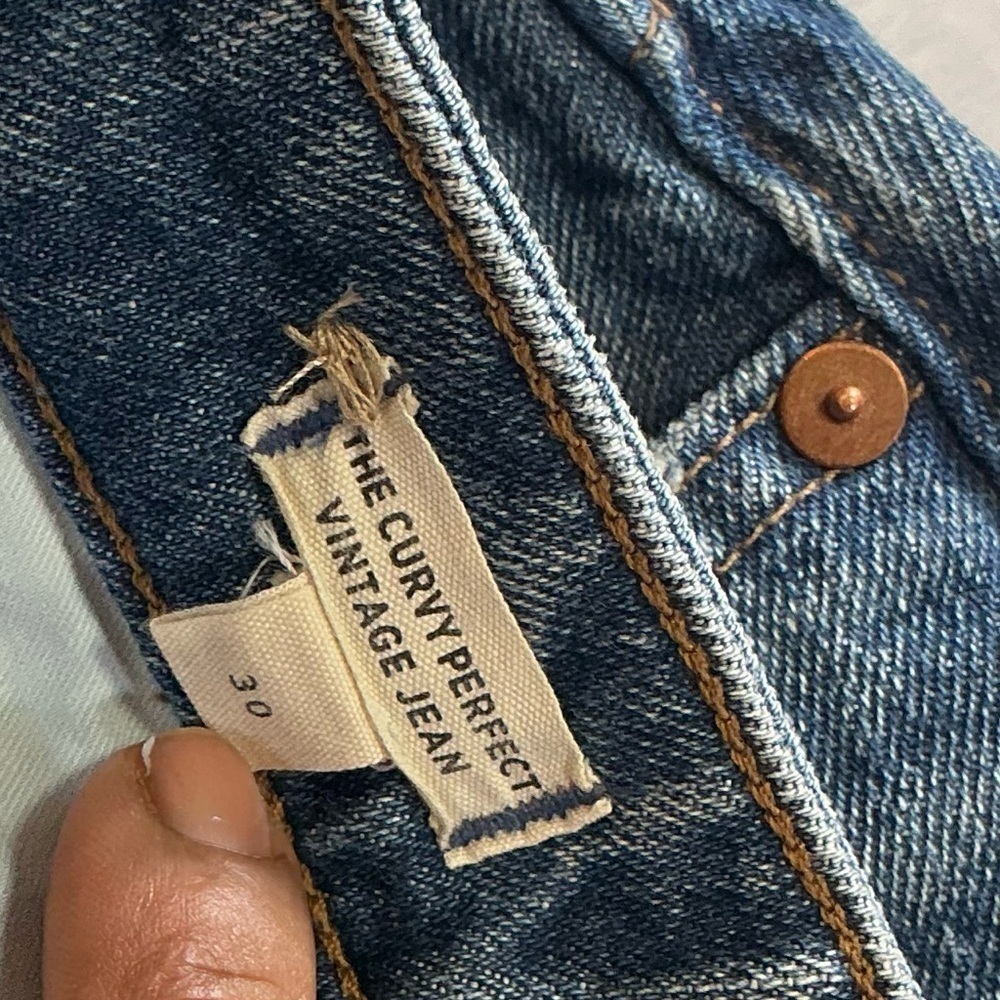 Madewell Women's Blue Ankle Jeans - Picture 4 of 8